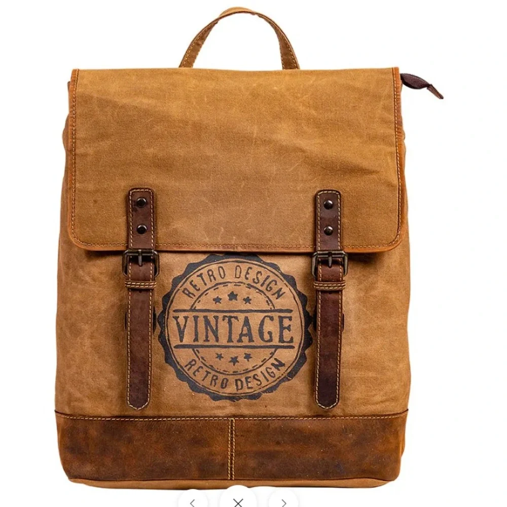 NWT Myra‎ Water Stop Vintage Backpack Bag Upcycled Boho Hippie Western Retro